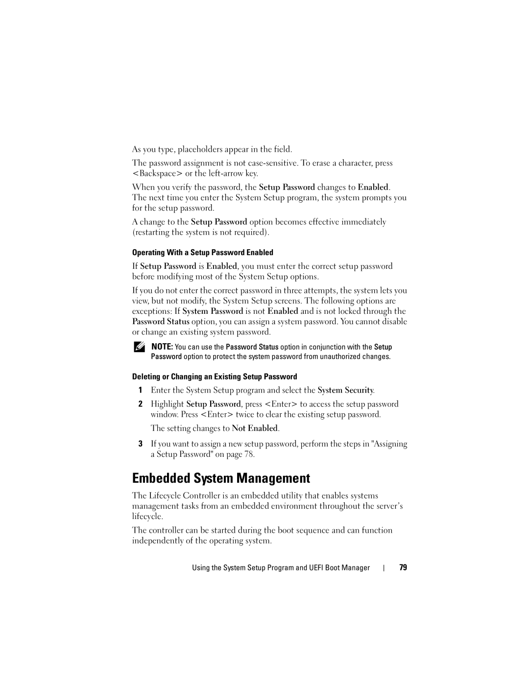 Dell R510 owner manual Embedded System Management 