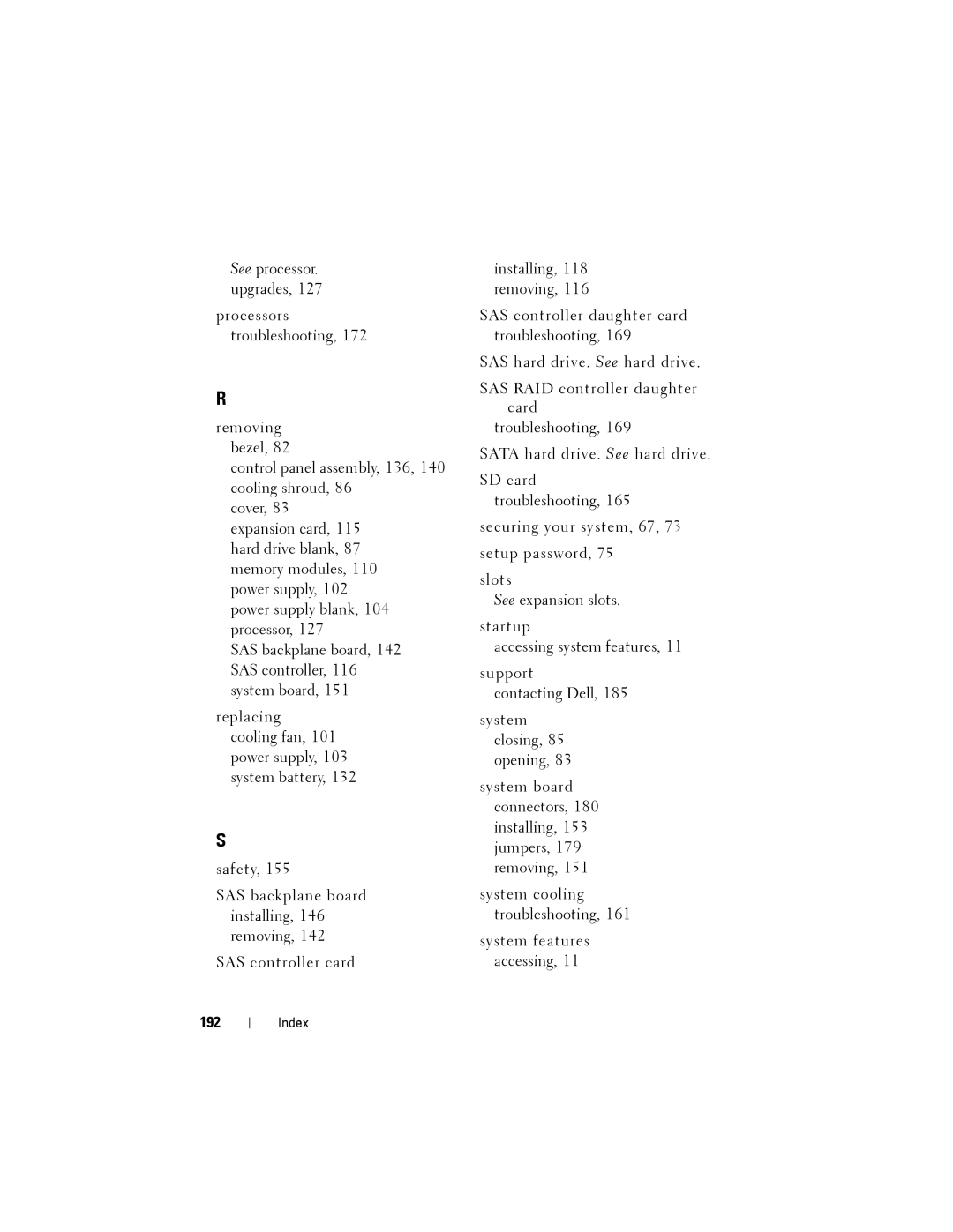 Dell R515 owner manual 192 