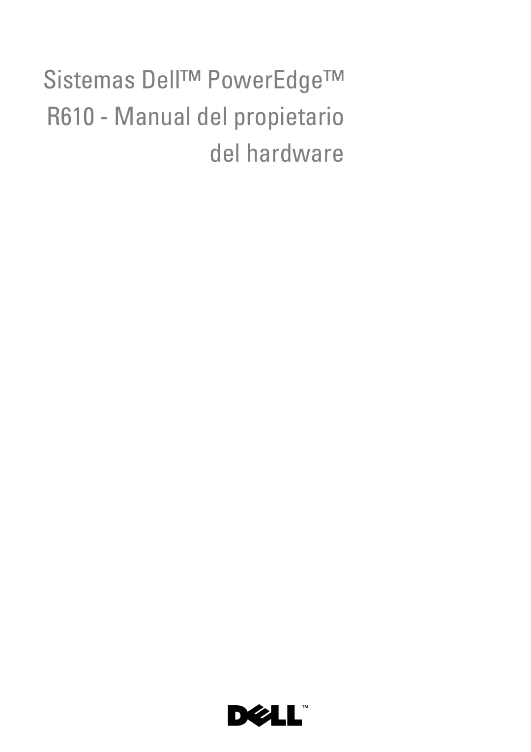 Dell R610 manual 