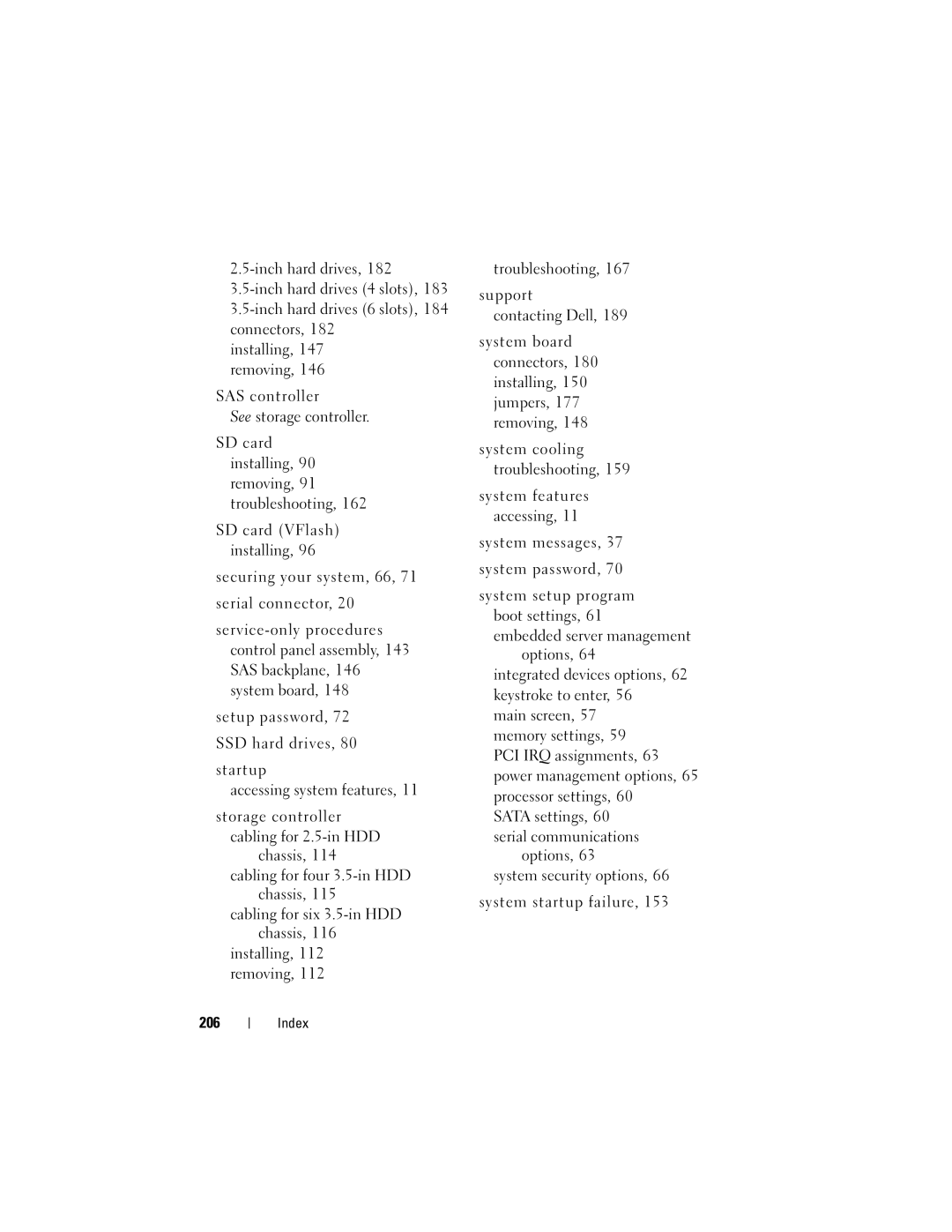 Dell R710 owner manual Index 