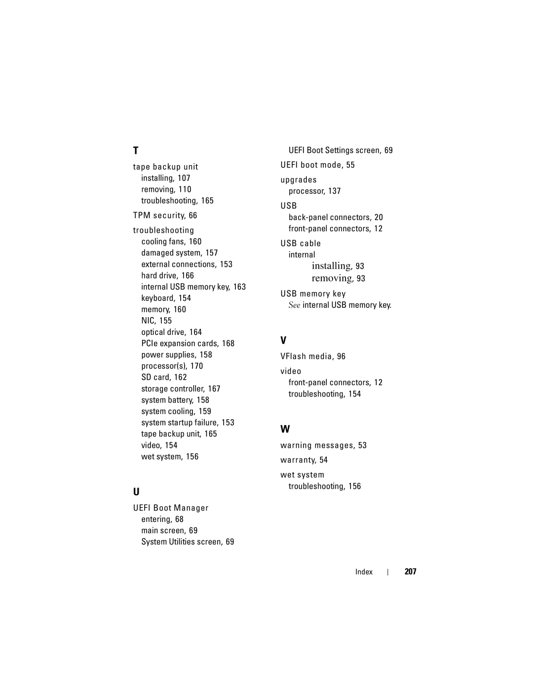 Dell R710 owner manual 207, Upgrades processor 