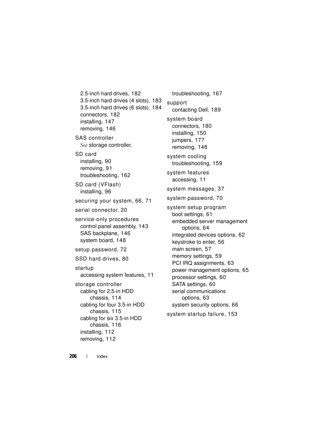 Dell R710 owner manual Index 