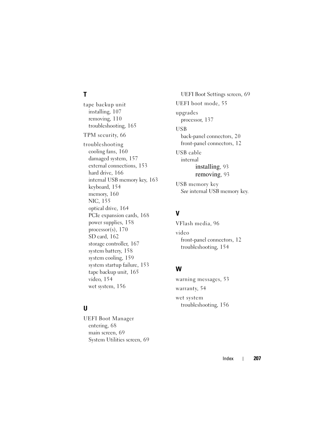 Dell R710 owner manual 207, Upgrades processor 