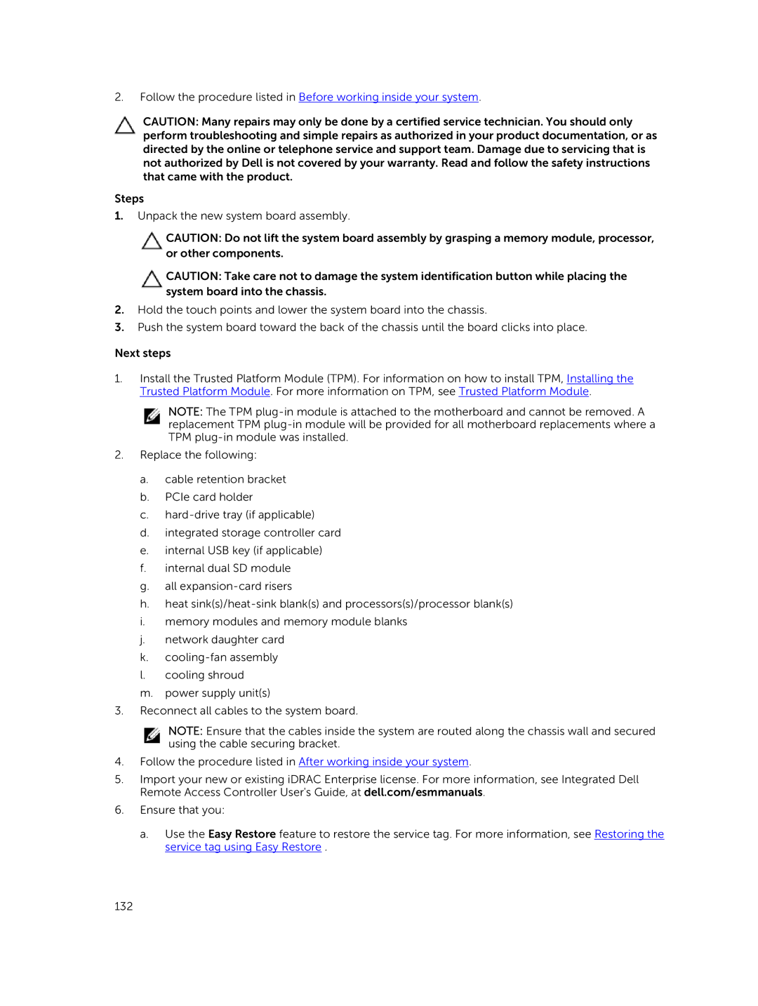 Dell R730xd owner manual 