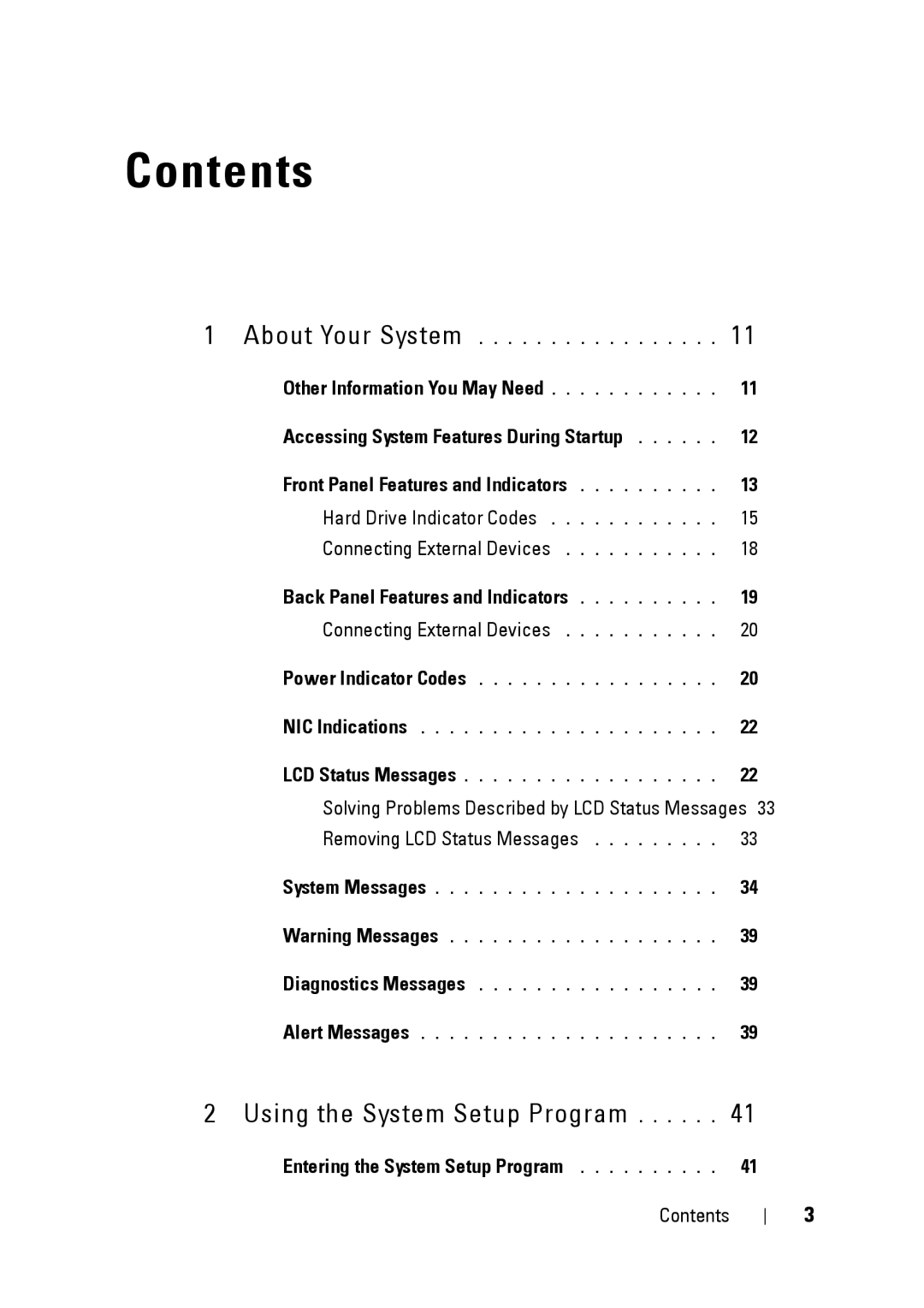 Dell R900 manual Contents 