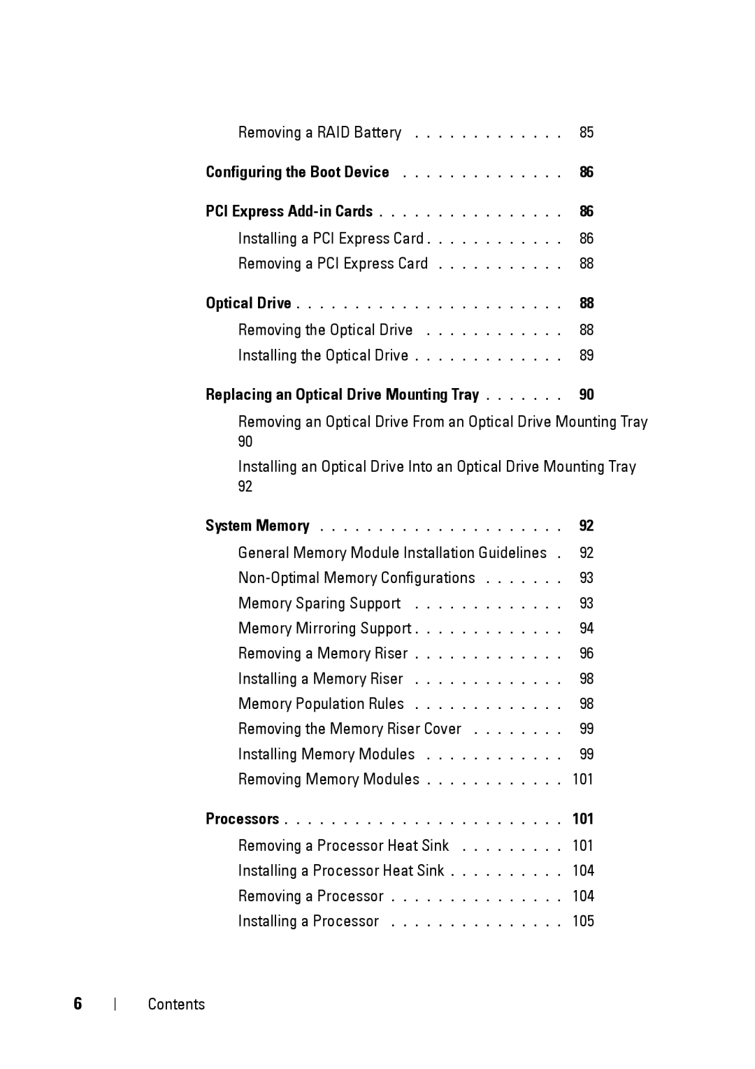 Dell R900 manual 101 