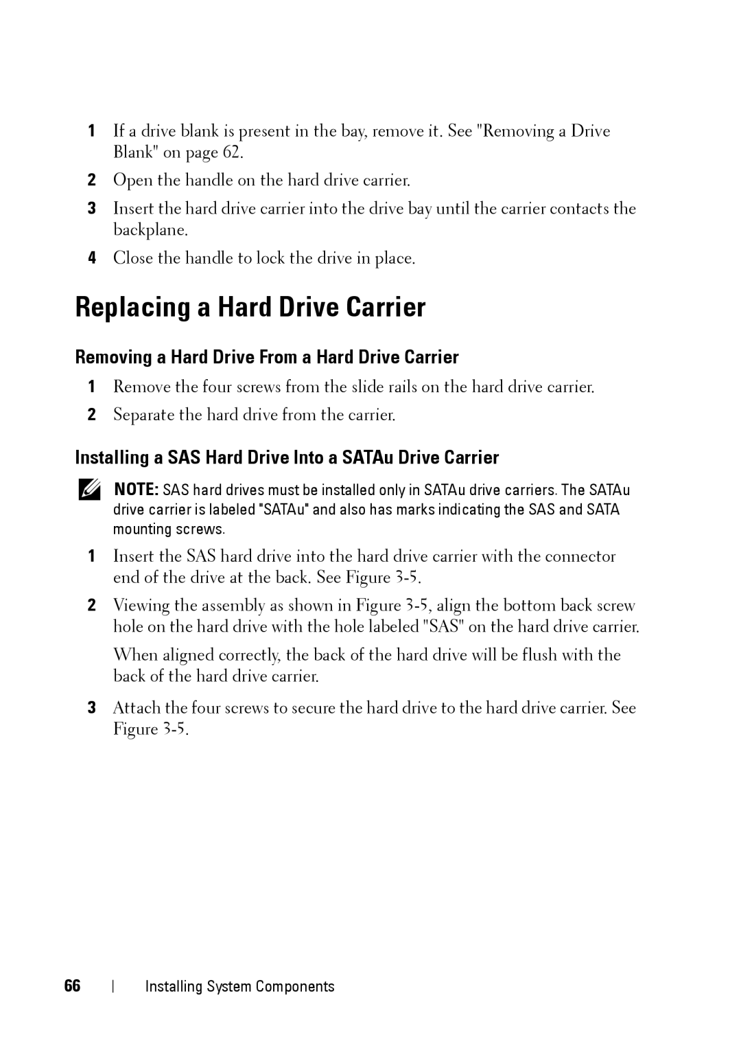 Dell R900 manual Replacing a Hard Drive Carrier, Removing a Hard Drive From a Hard Drive Carrier 