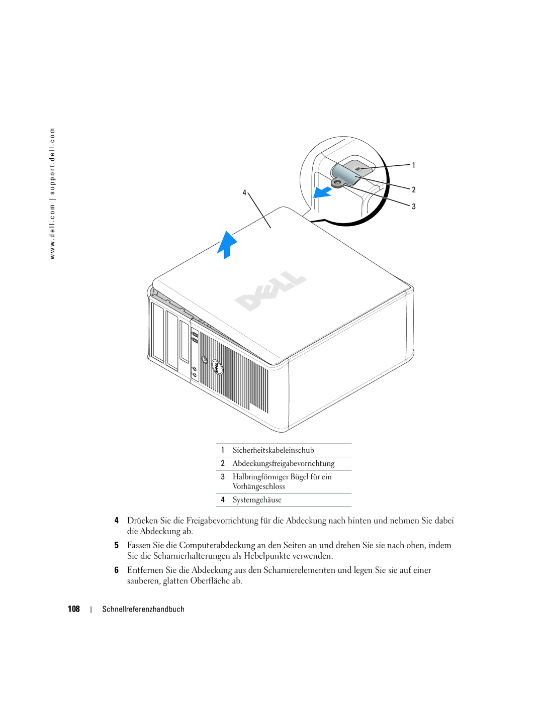 Dell R9730 manual Schnellreferenzhandbuch 