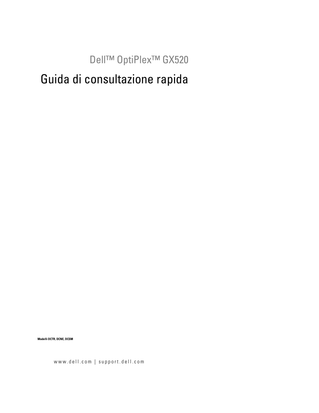 Dell R9730 manual Guida di consultazione rapida 