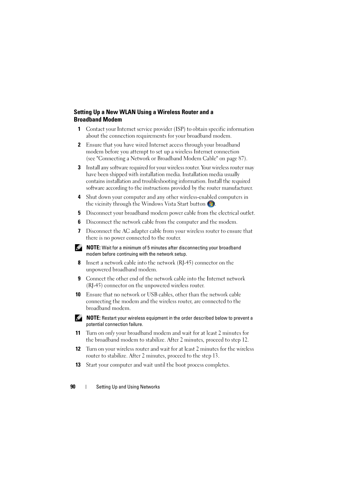 Dell RT722, PP22L owner manual Setting Up and Using Networks 