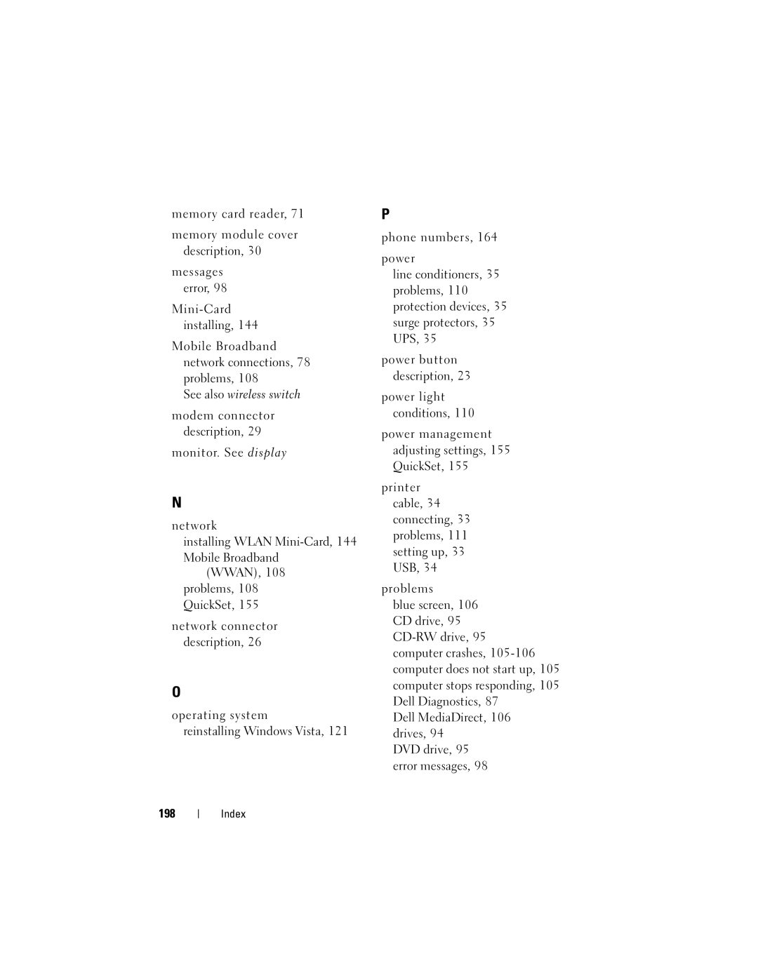 Dell RW491 owner manual 198 