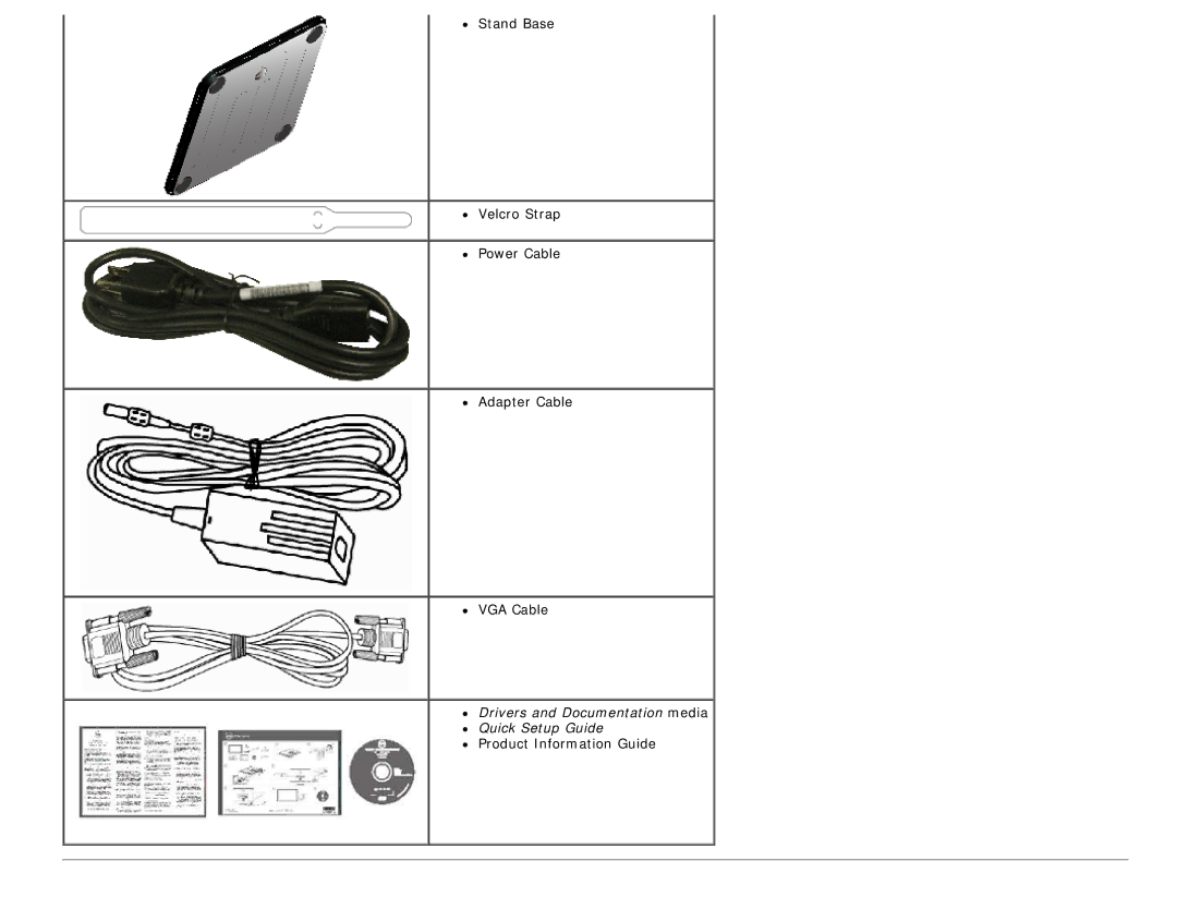 Dell S2340L appendix Drivers and Documentation media Quick Setup Guide 