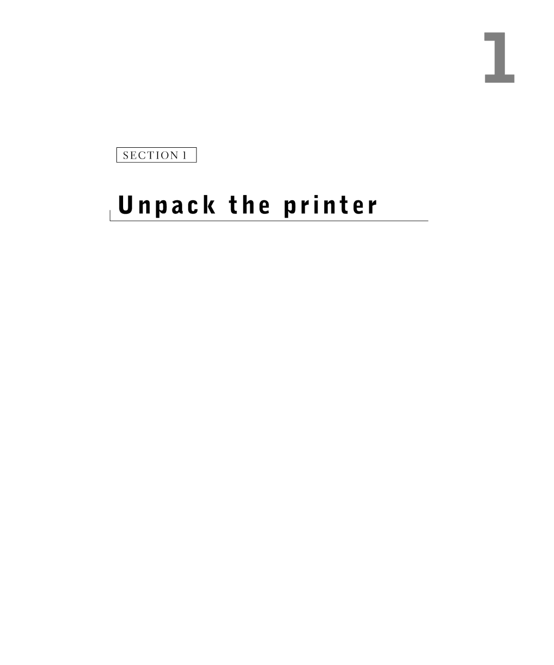 Dell S2500 owner manual Unpack the printer 