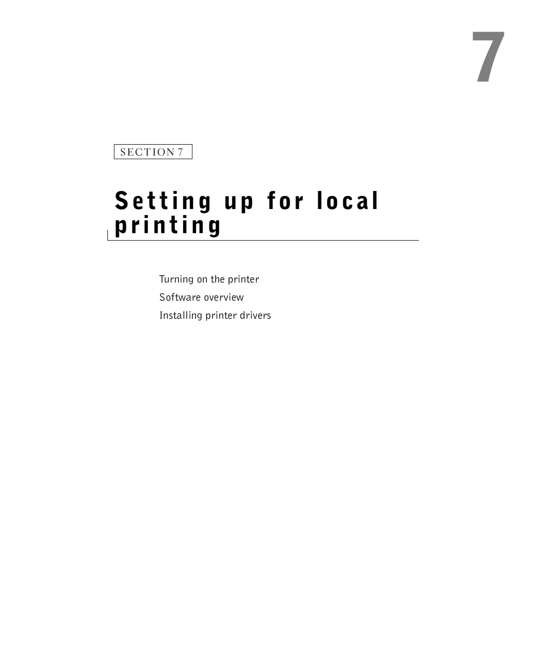 Dell S2500 owner manual Setting up for local printing 