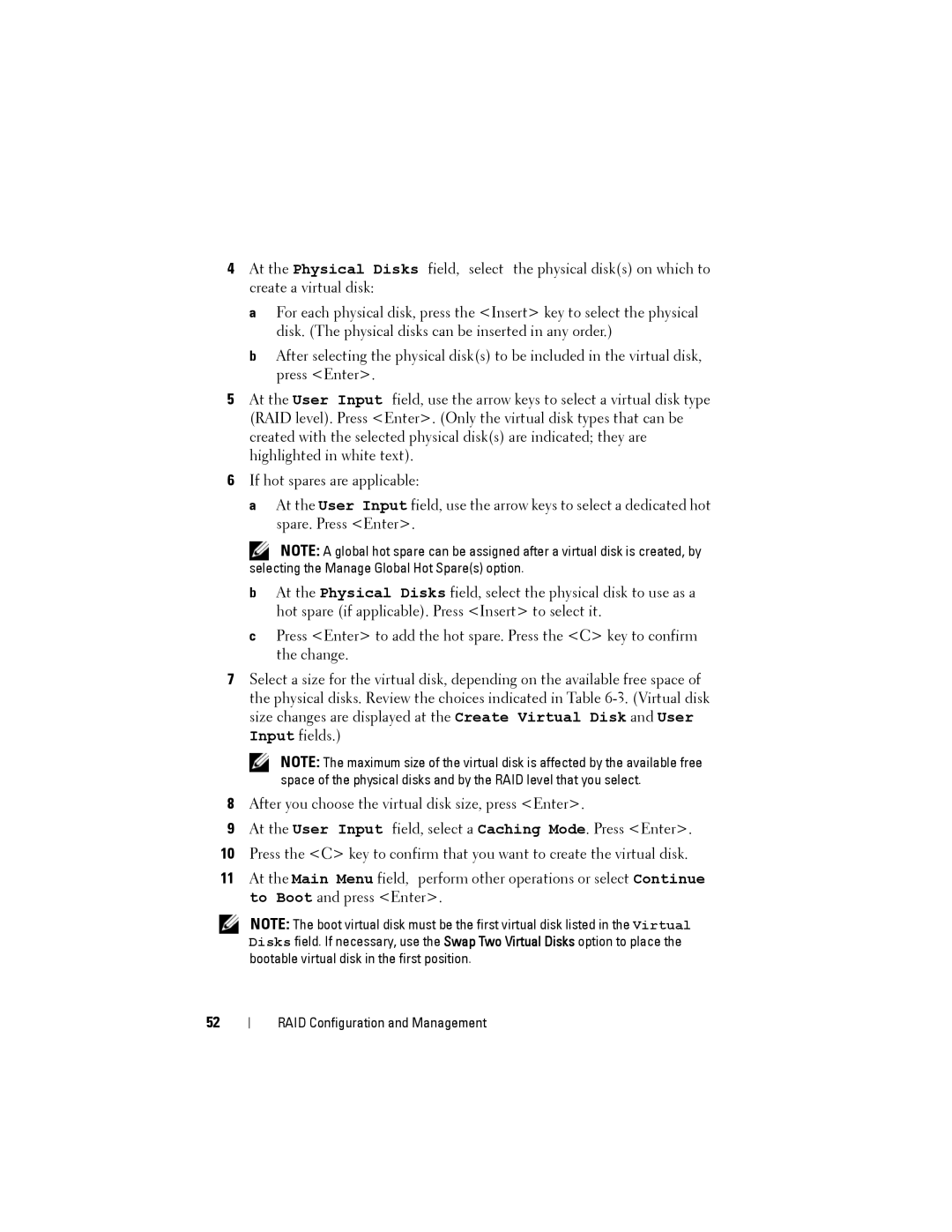 Dell S300, S100 manual RAID Configuration and Management 