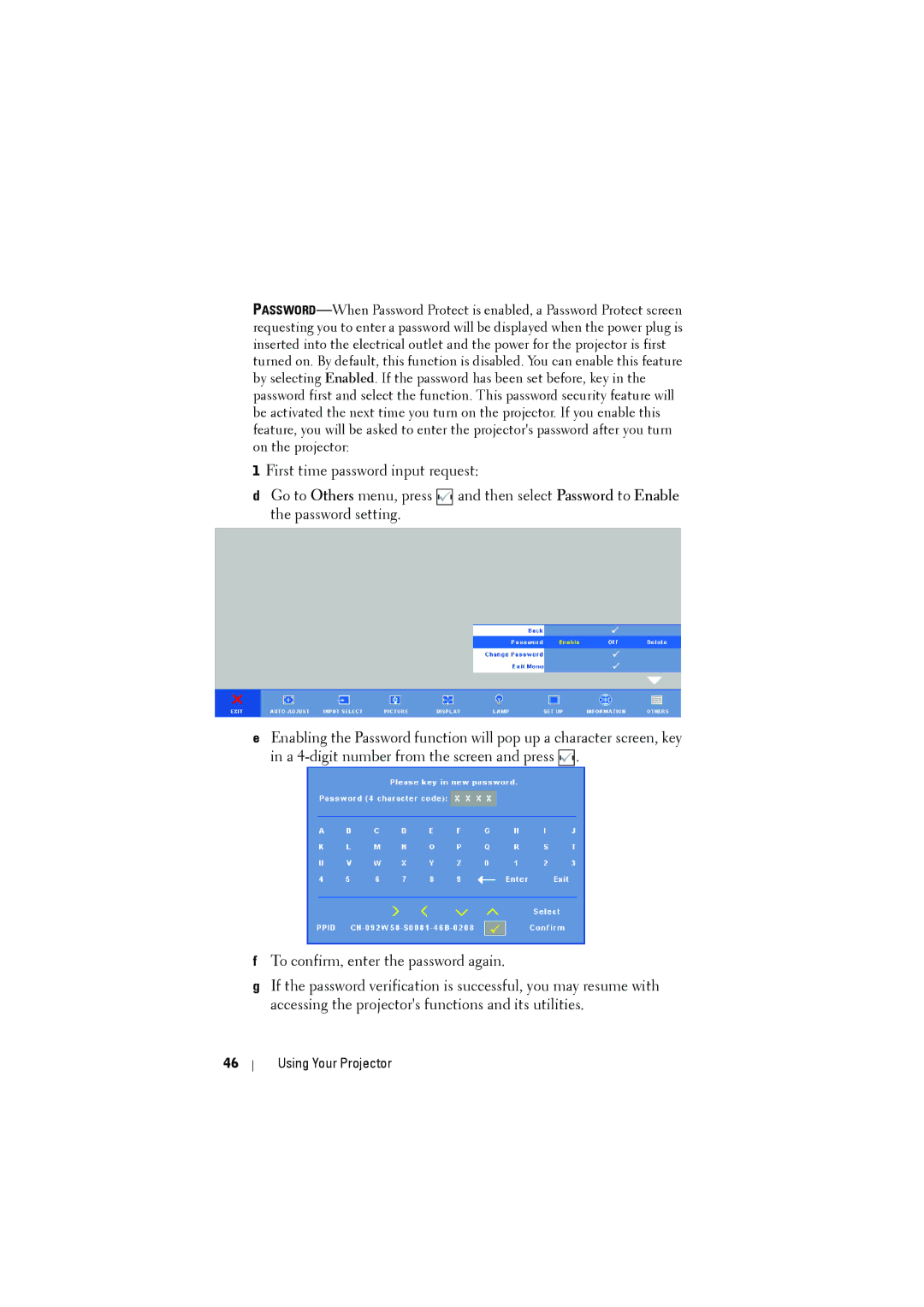 Dell S300 manual Using Your Projector 