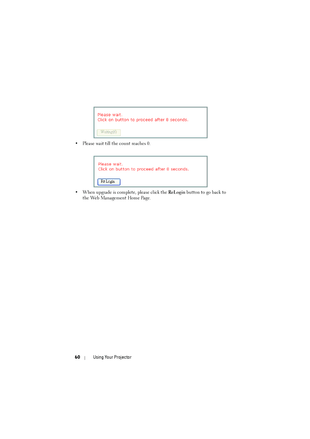 Dell S300 manual Using Your Projector 