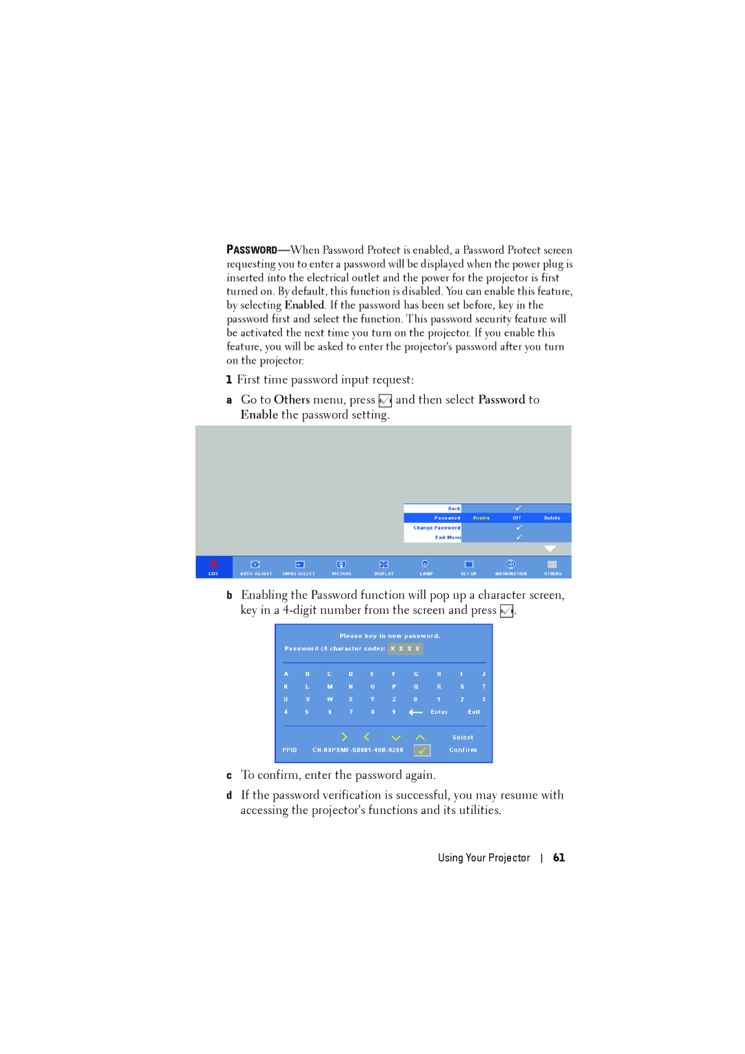 Dell S300wi manual Using Your Projector 