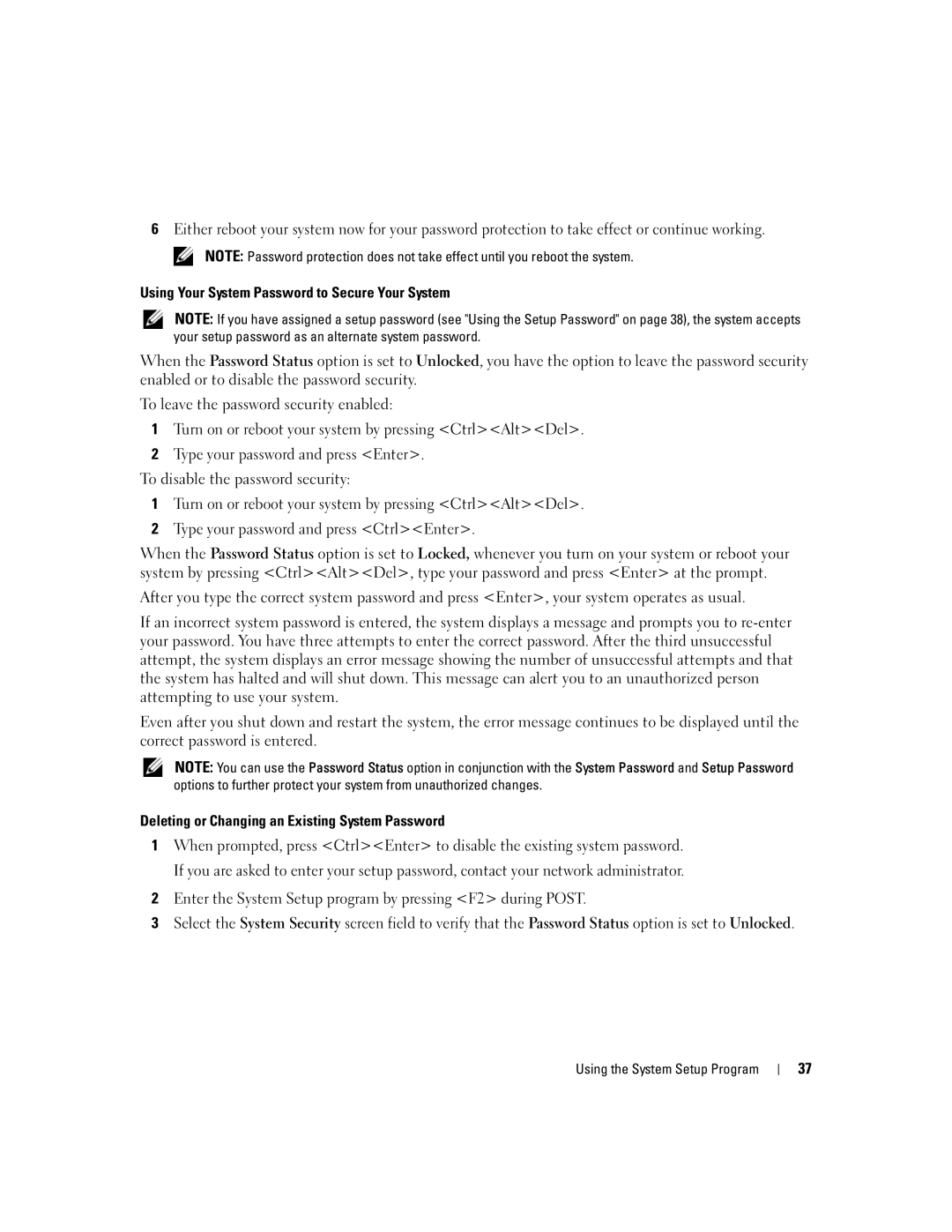 Dell SC1430 owner manual Using the System Setup Program 