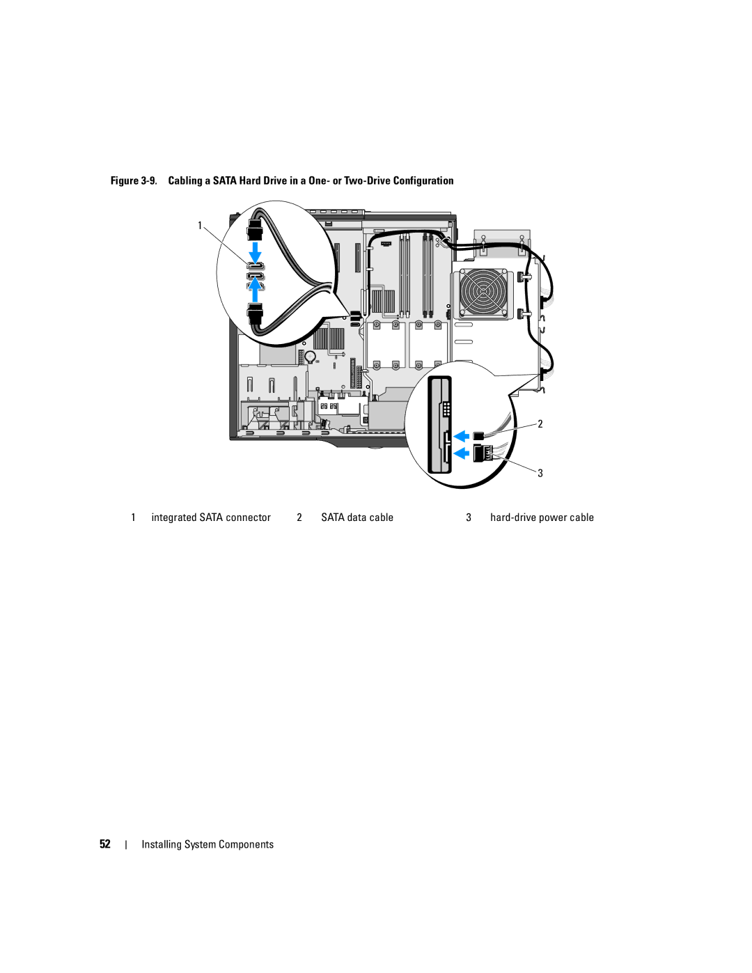 Dell SC1430 owner manual Hard-drive power cable 