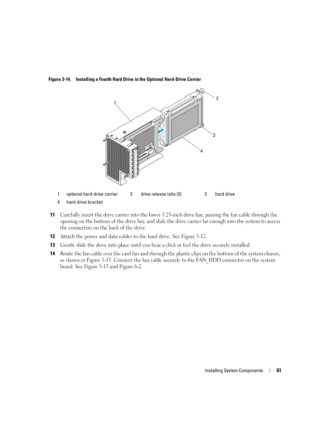 Dell SC1430 owner manual Hard-drive bracket 