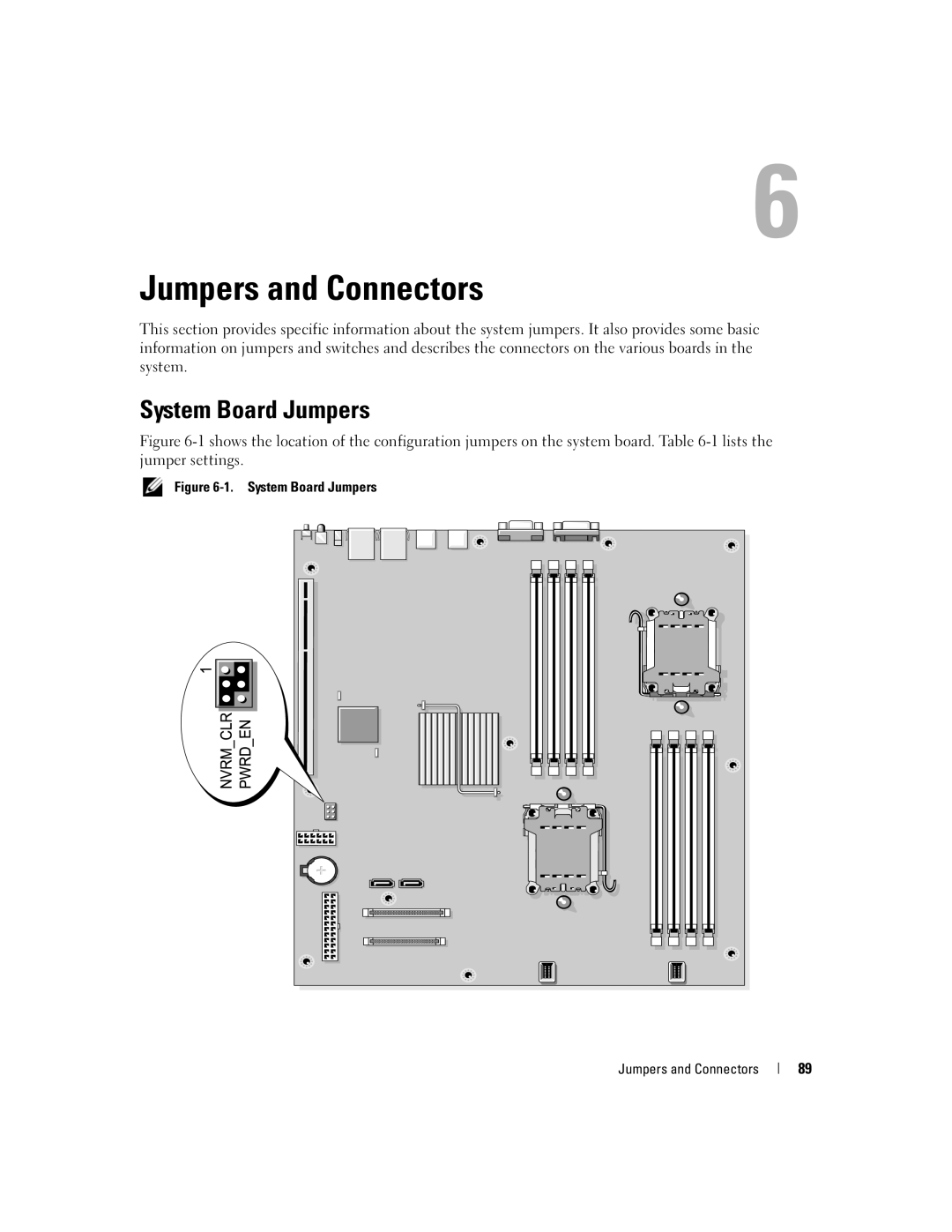 Dell SC1435 owner manual System Board Jumpers Jumpers and Connectors 