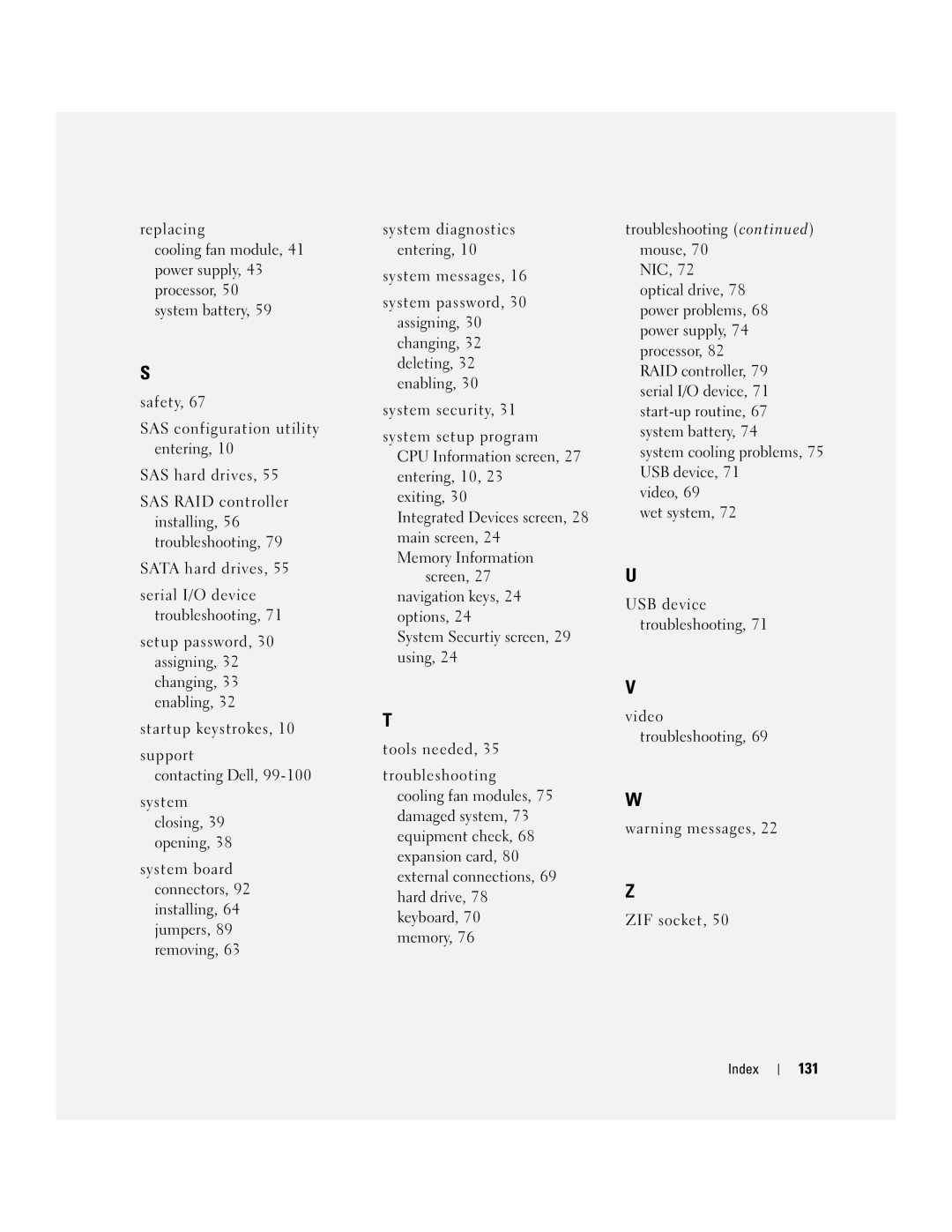 Dell SC1435 owner manual 131 