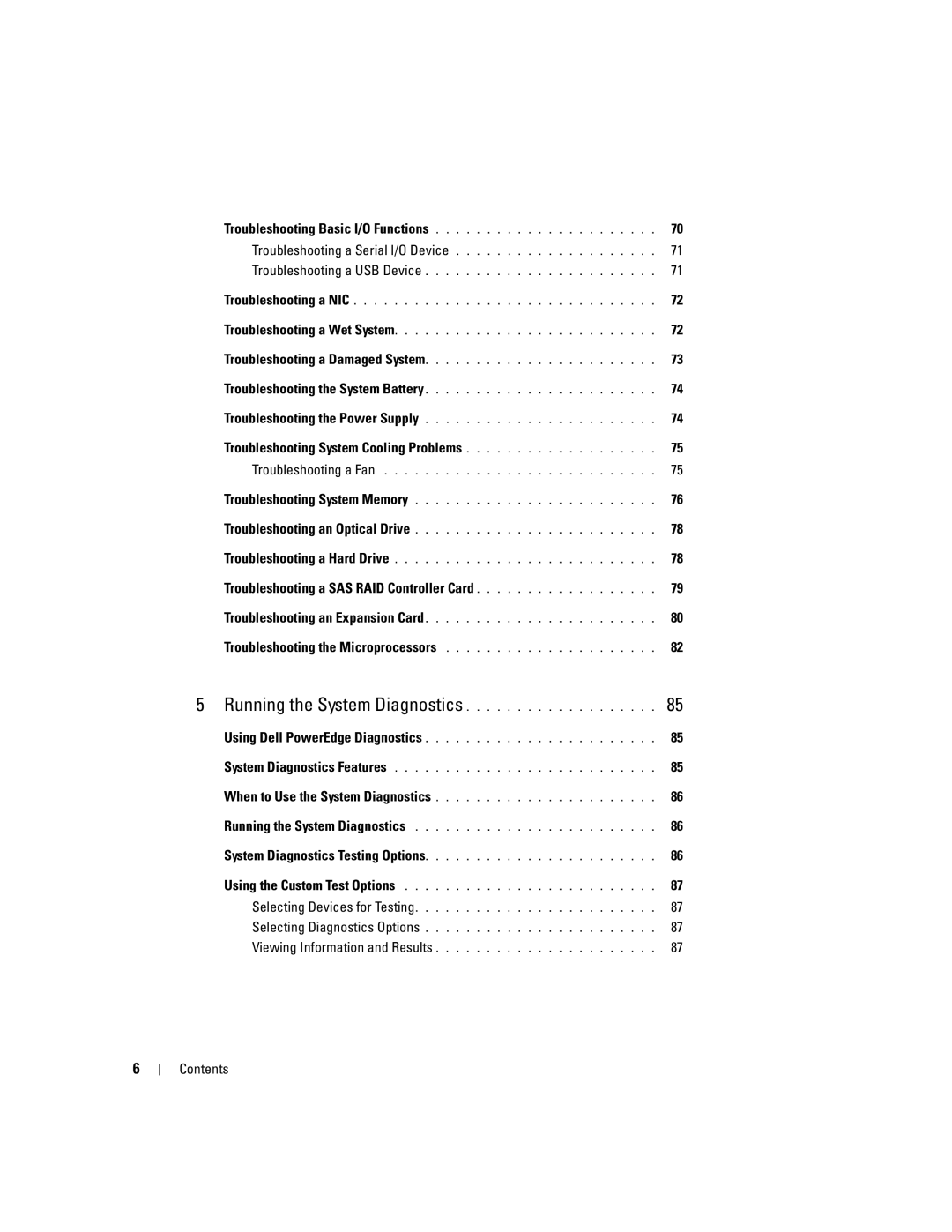 Dell SC1435 owner manual Troubleshooting System Cooling Problems, Troubleshooting a SAS RAID Controller Card 