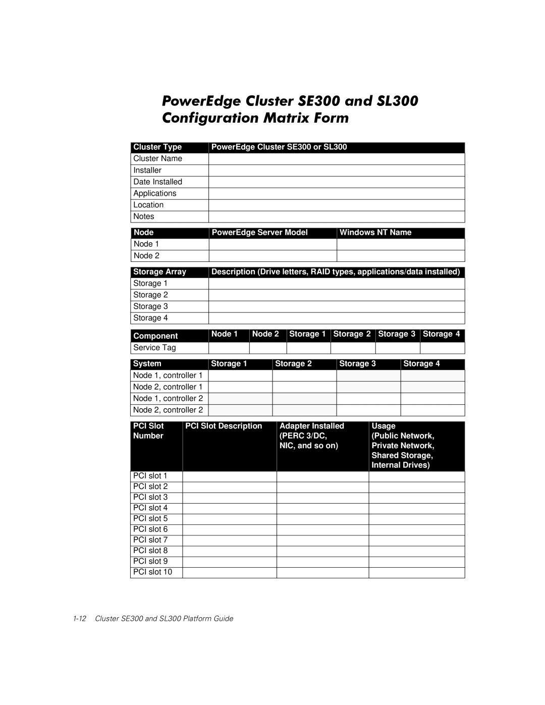 Dell SL300, SE300 manual Perc 3/DC 