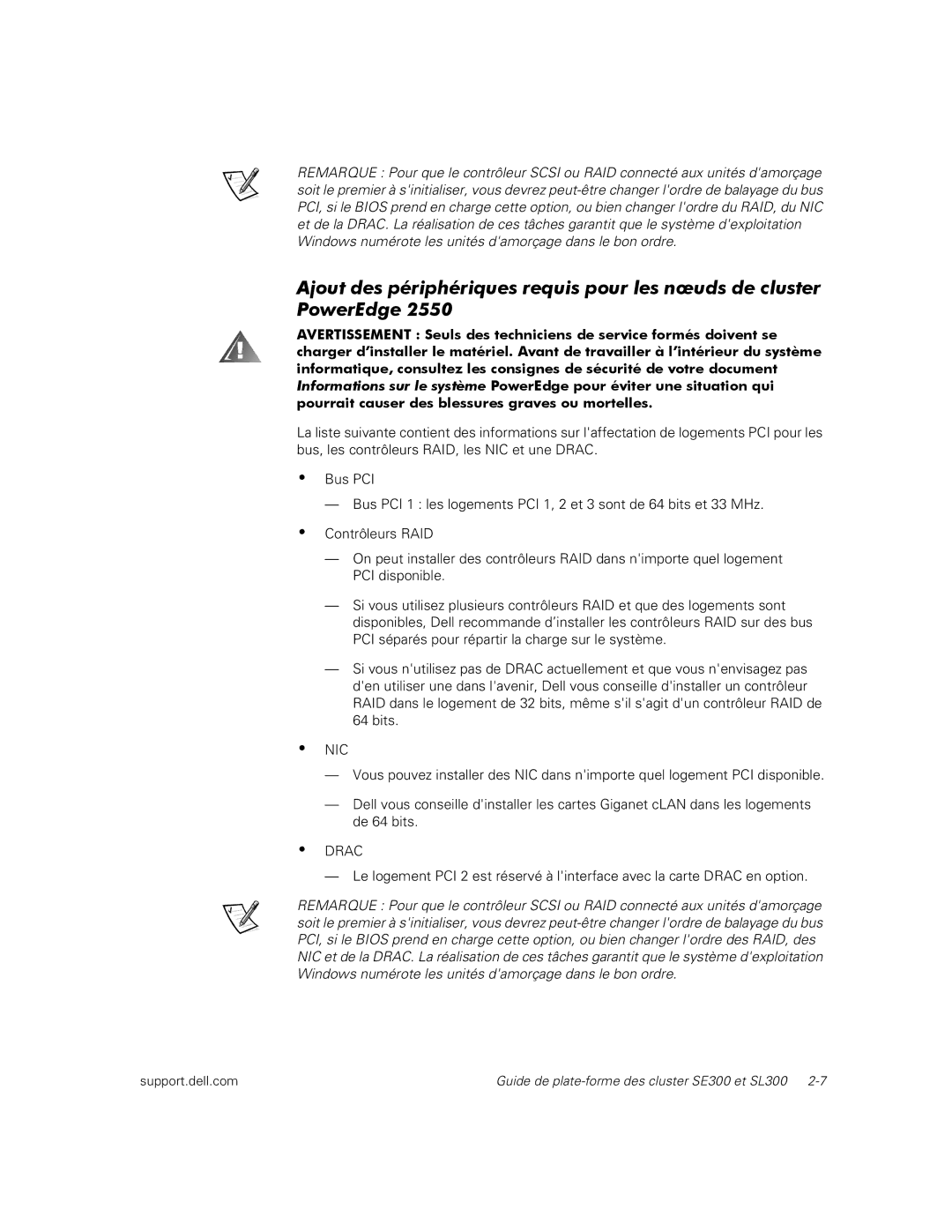 Dell SE300, SL300 manual Nic 