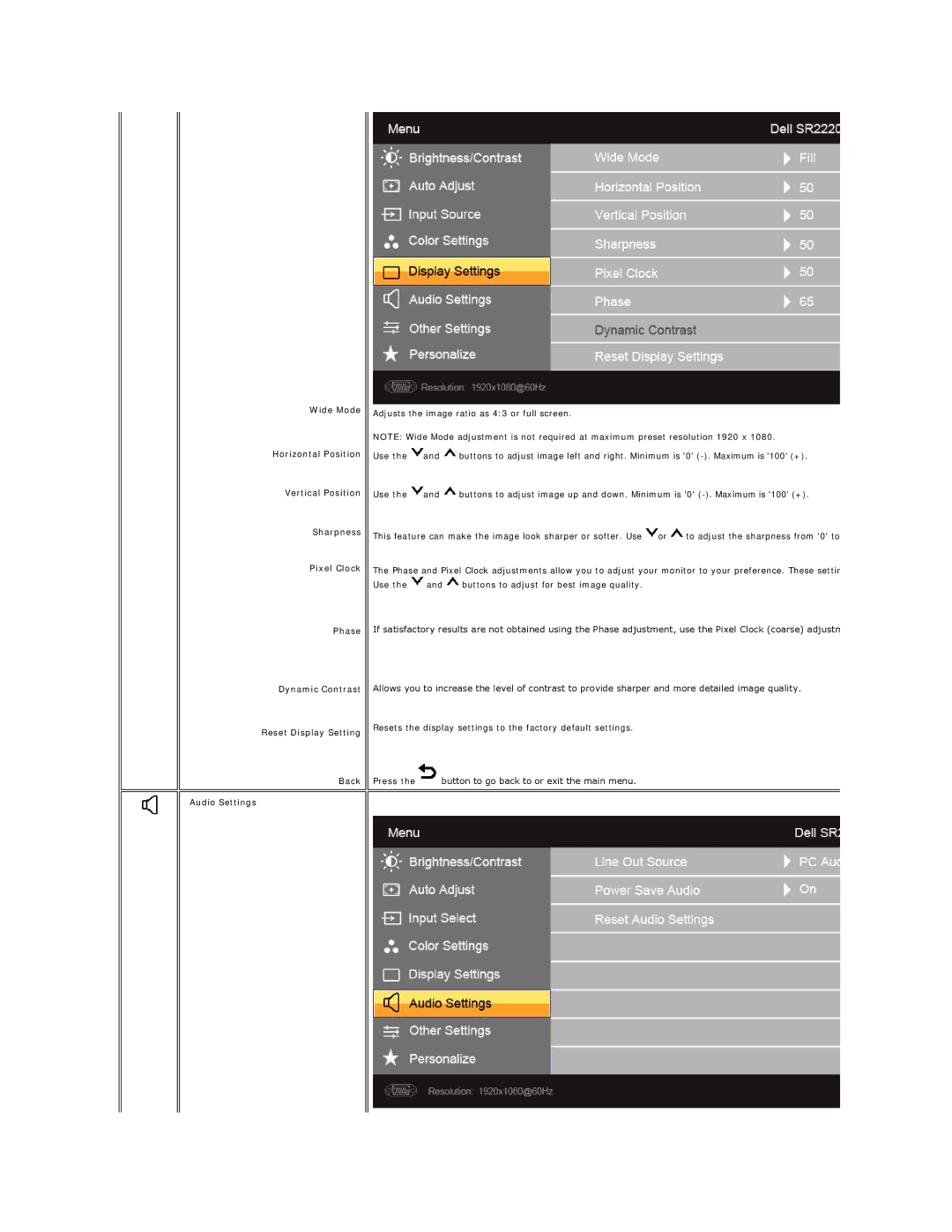 Dell SR2220L appendix 