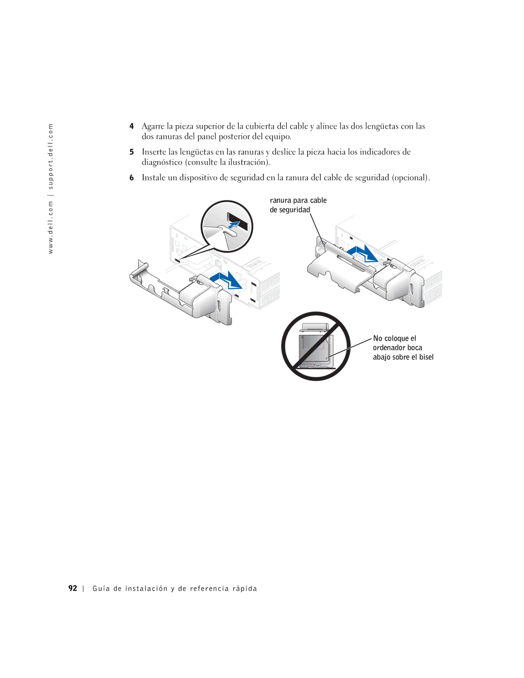 Dell SX manual Guía de instalación y de referencia rápida 