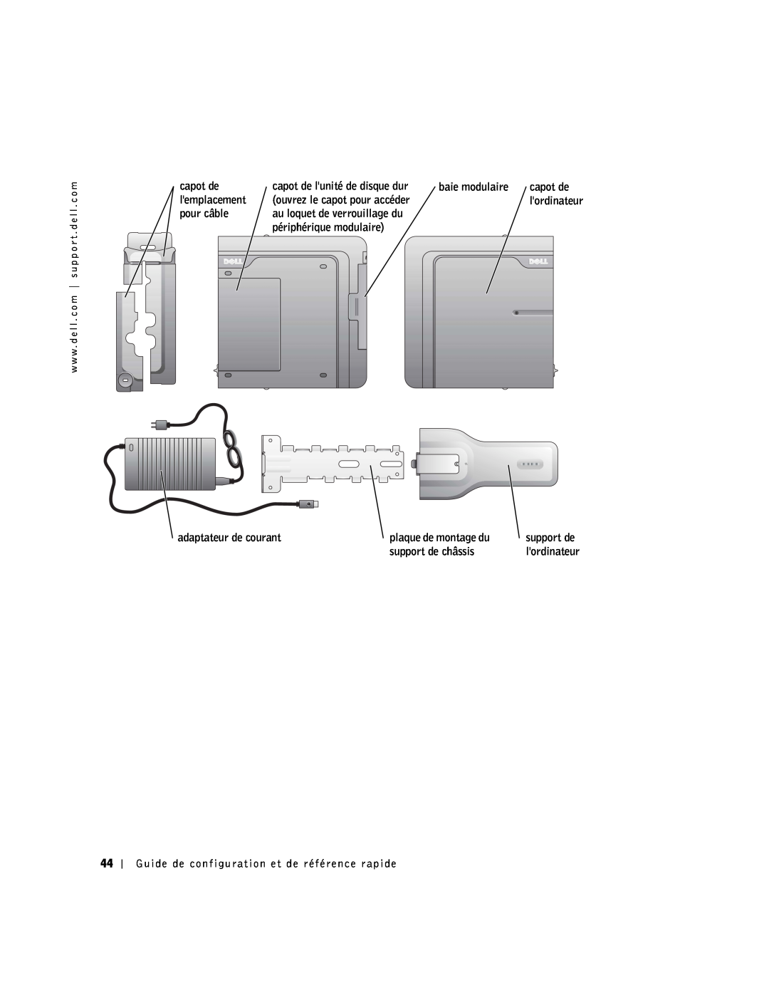 Dell SX manual capot de 