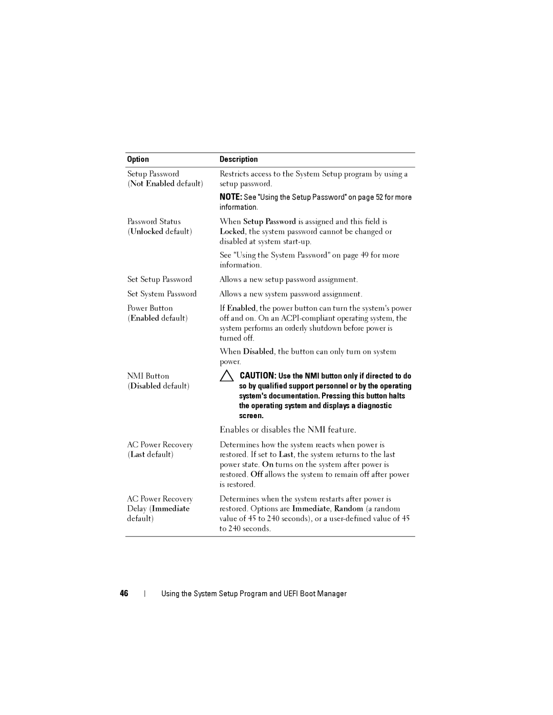 Dell T110 II owner manual Information, Screen 