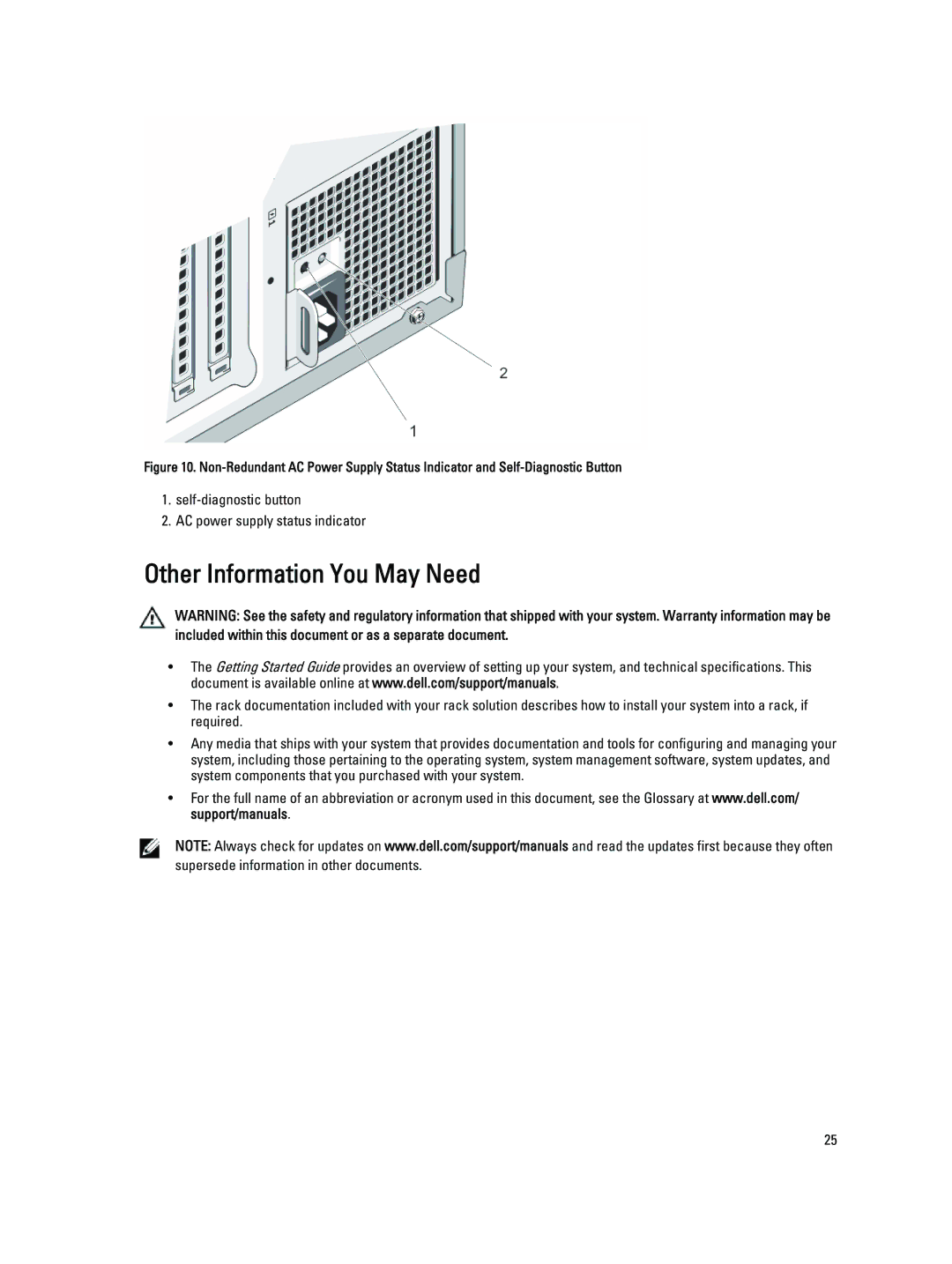 Dell T320 owner manual Other Information You May Need 