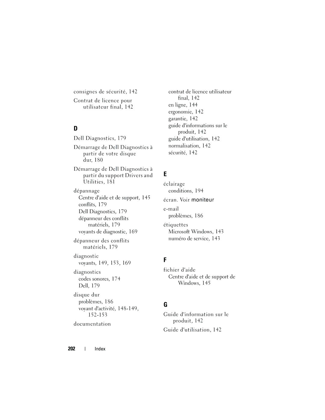 Dell T3400 manual 202 