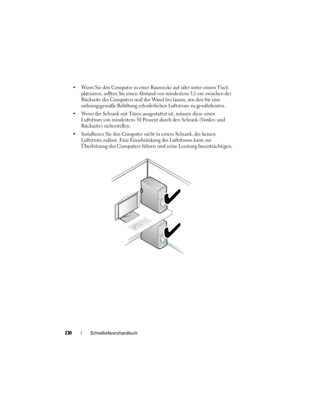 Dell T3400 manual 230 