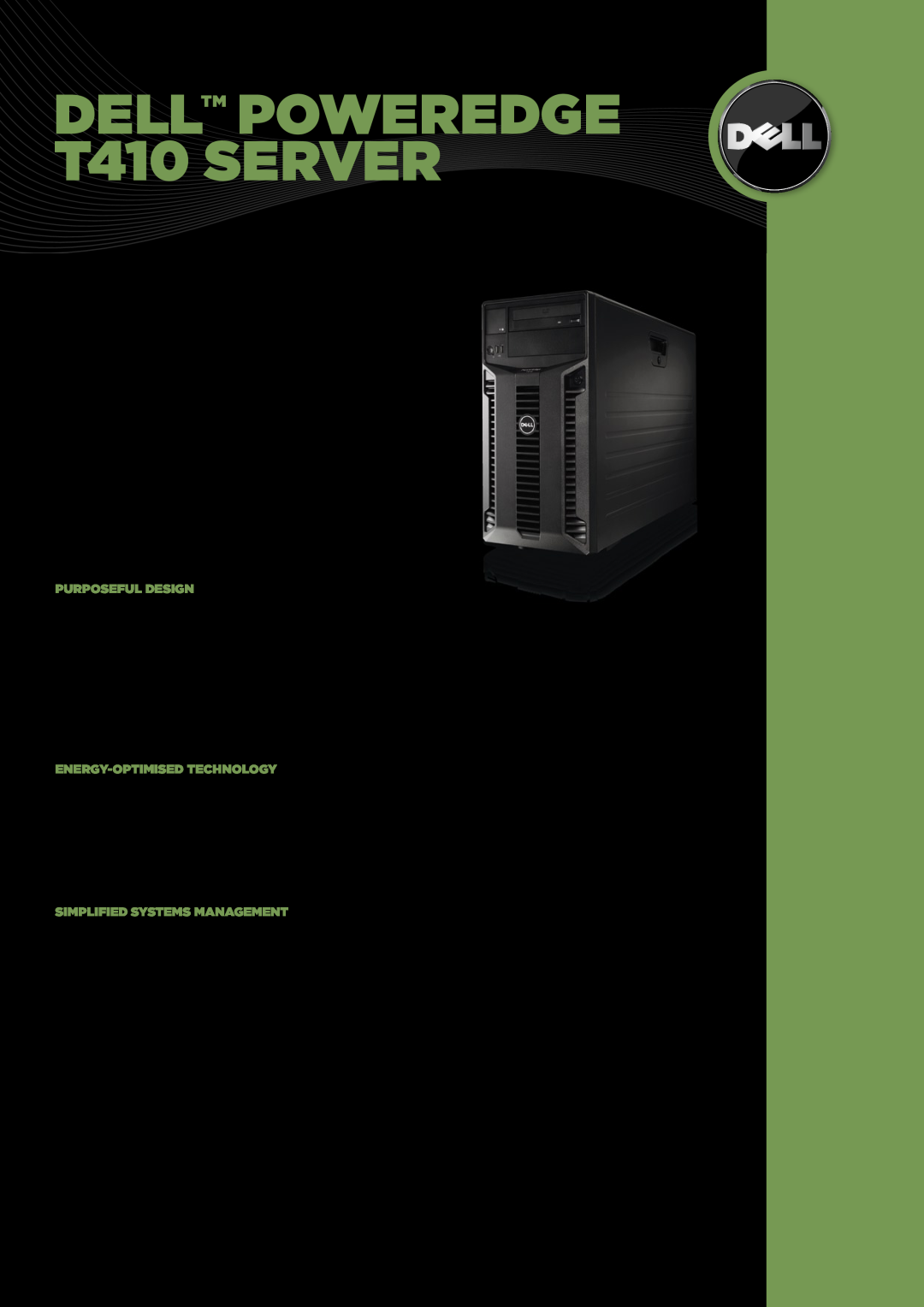 Dell manual Dell PowerEdge T410 Server 