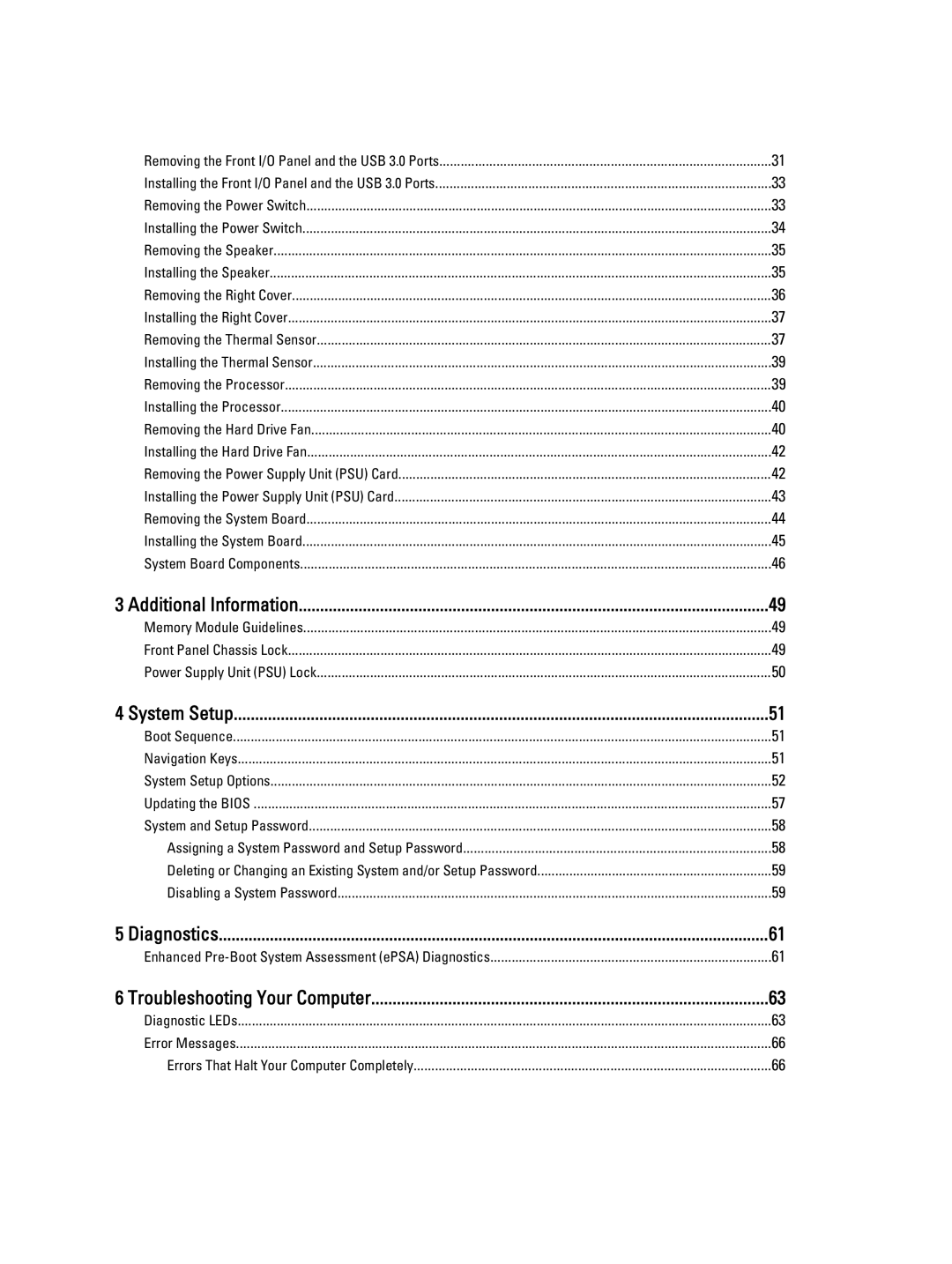 Dell T7600 owner manual Additional Information, System Setup, Diagnostics, Troubleshooting Your Computer 