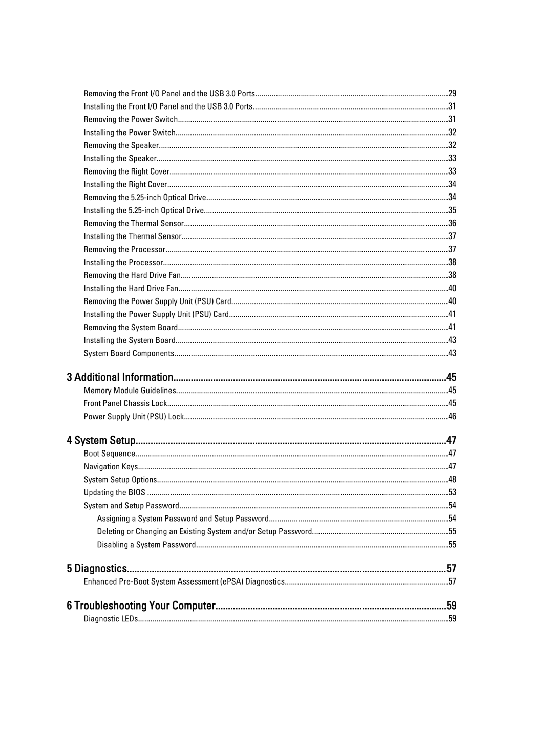 Dell T7600 owner manual Additional Information, System Setup, Diagnostics, Troubleshooting Your Computer 