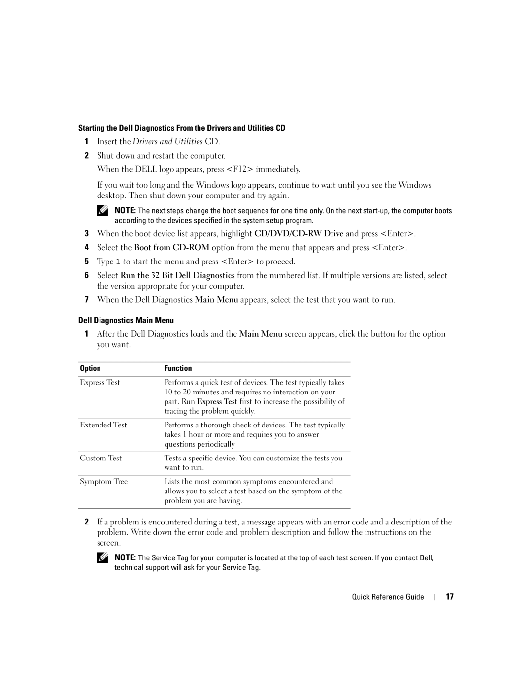 Dell TD010 manual Insert the Drivers and Utilities CD 