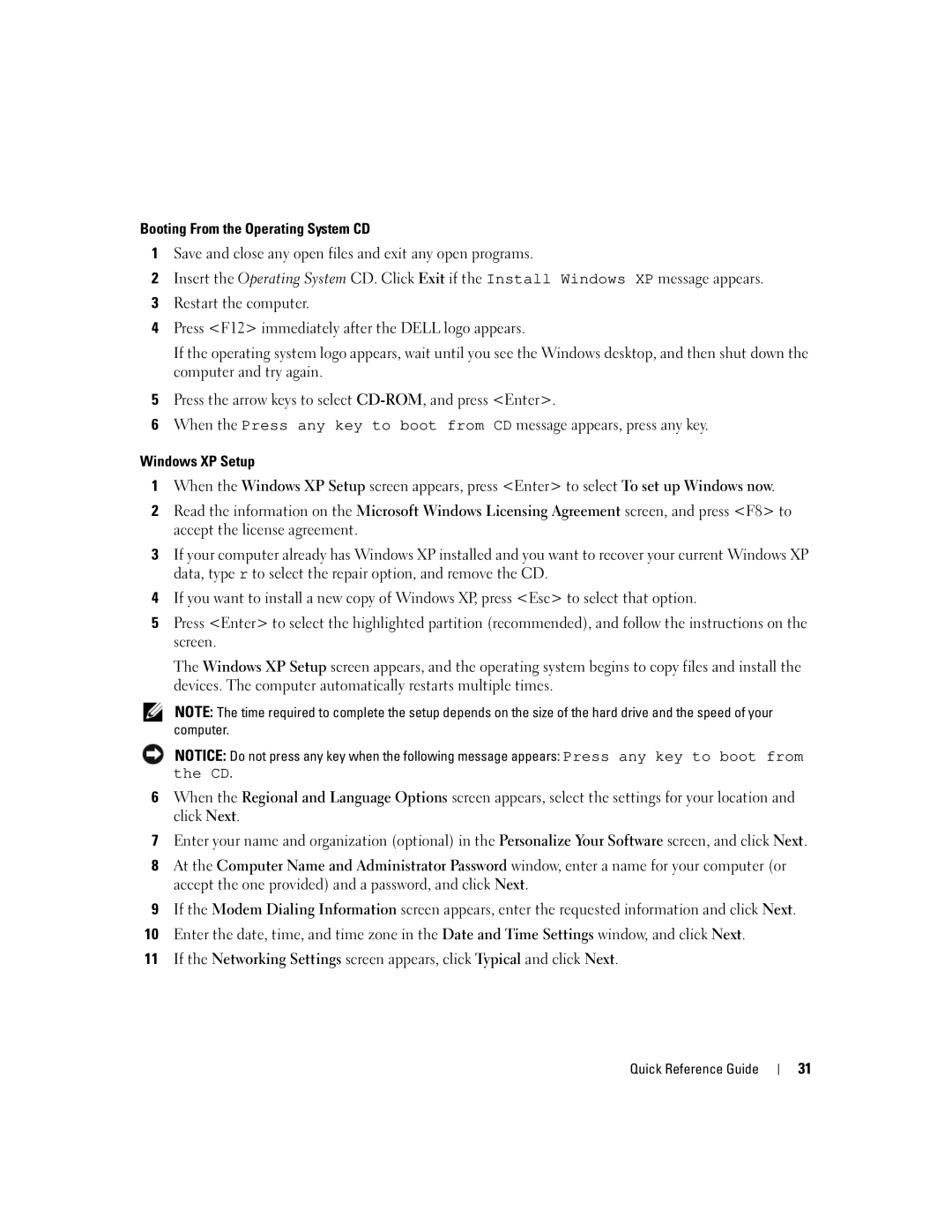 Dell 745c, TJ021 manual Quick Reference Guide 