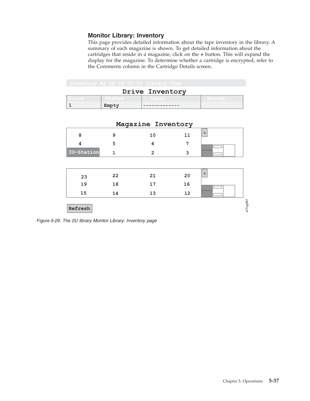 Dell TL2000 manual Magazine Inventory, Monitor Library Inventory 