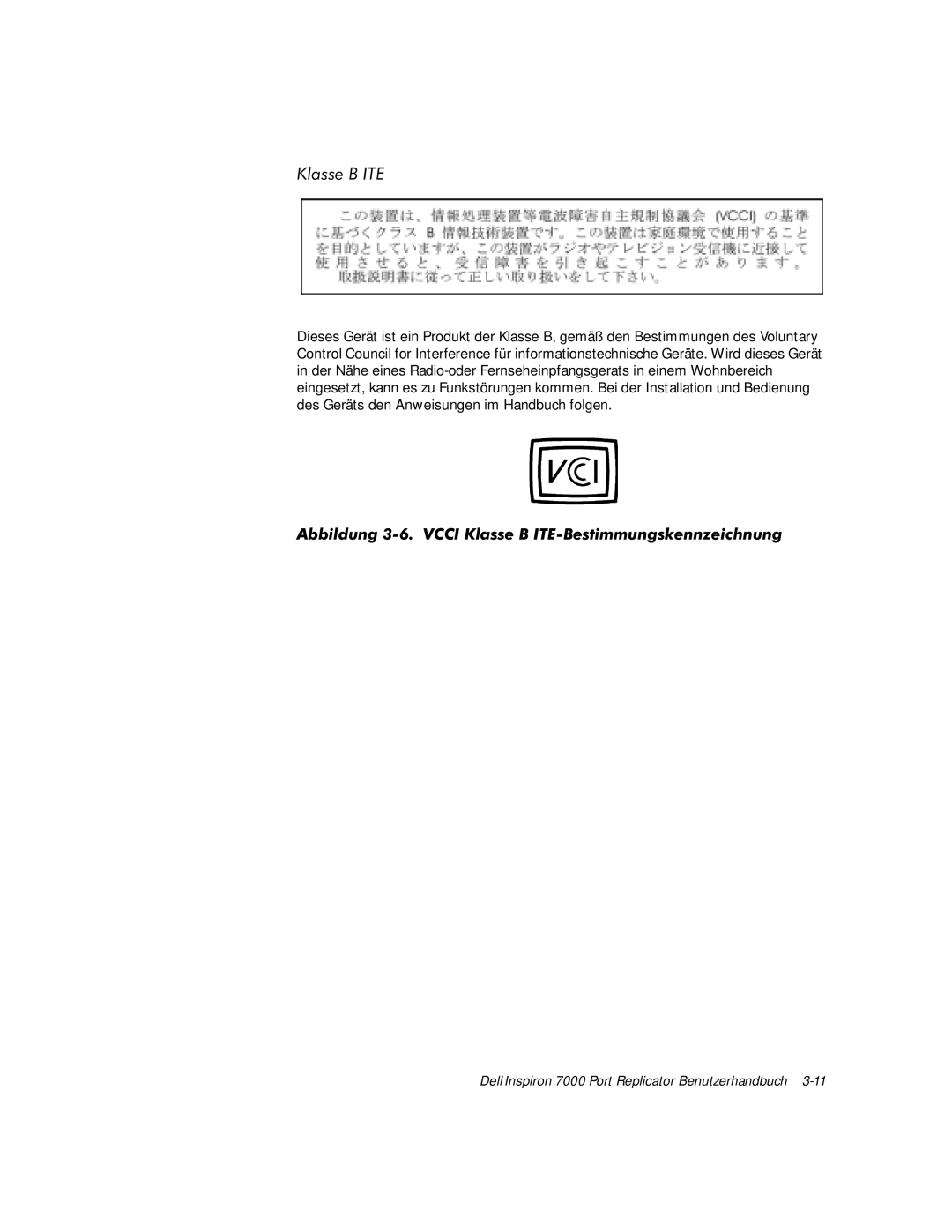 Dell TSR9C manual $EELOGXQJ9&&,.ODVVH%,7%HVWLPPXQJVNHQQHLFKQXQJ 