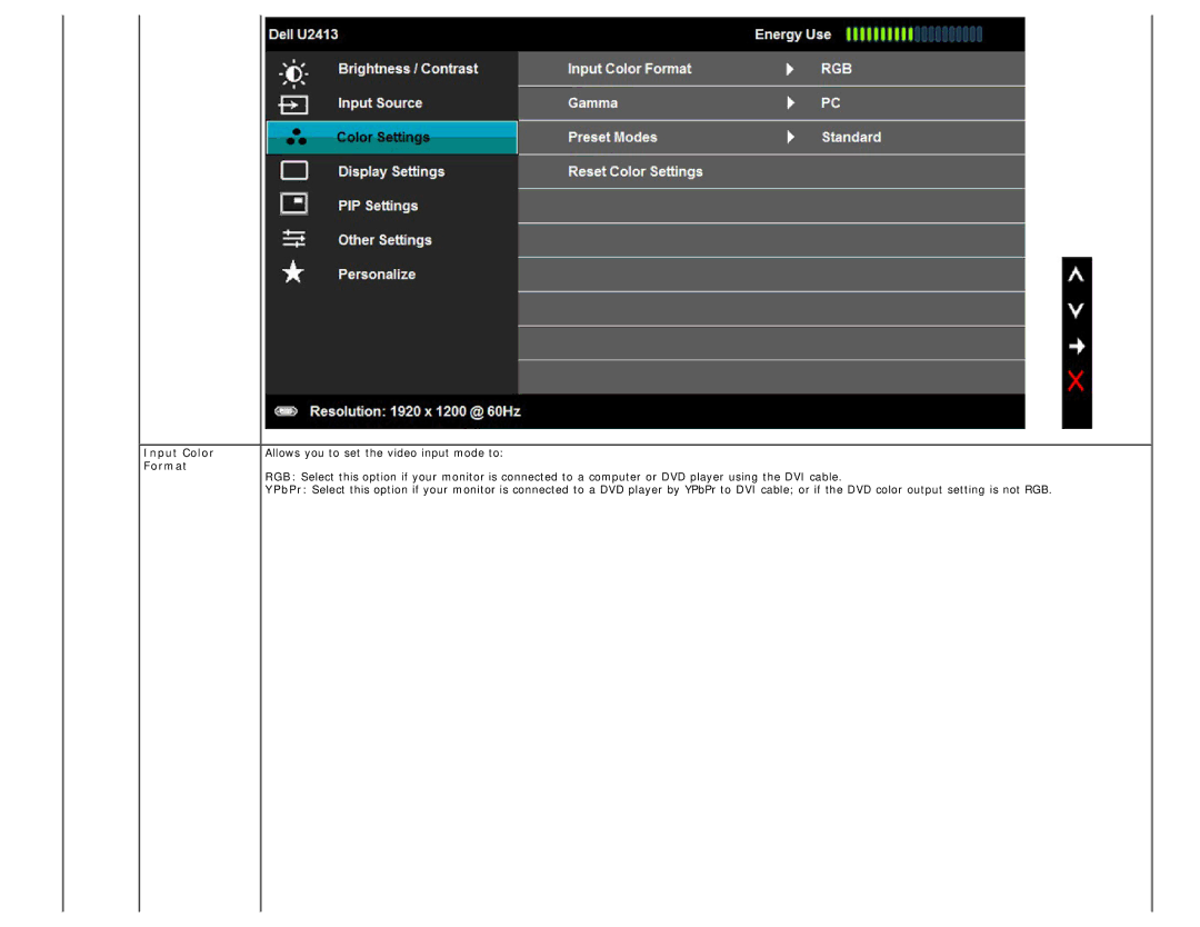 Dell U2413, U2713H manual 