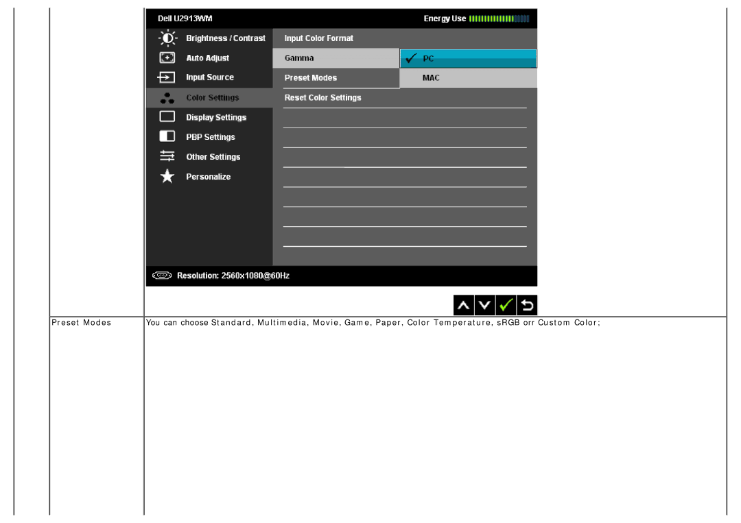 Dell U2913WM manual 