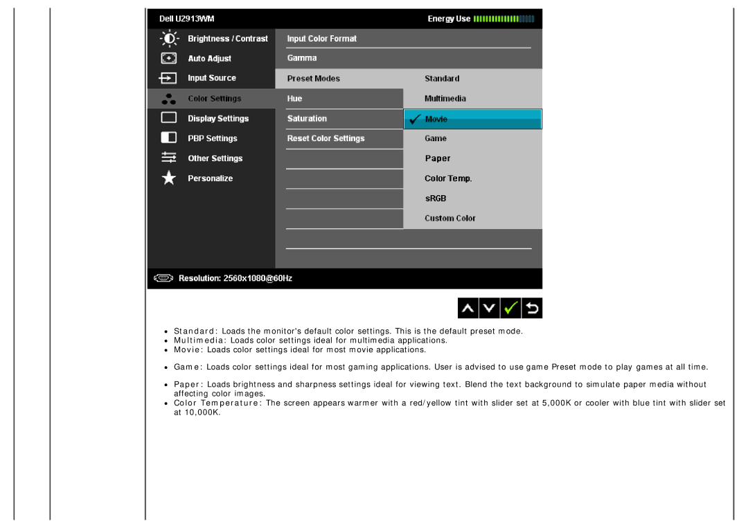 Dell U2913WM manual 