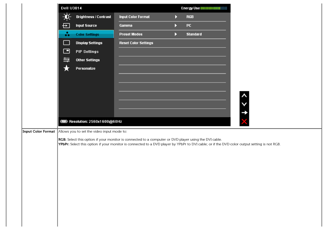 Dell U3014t manual 