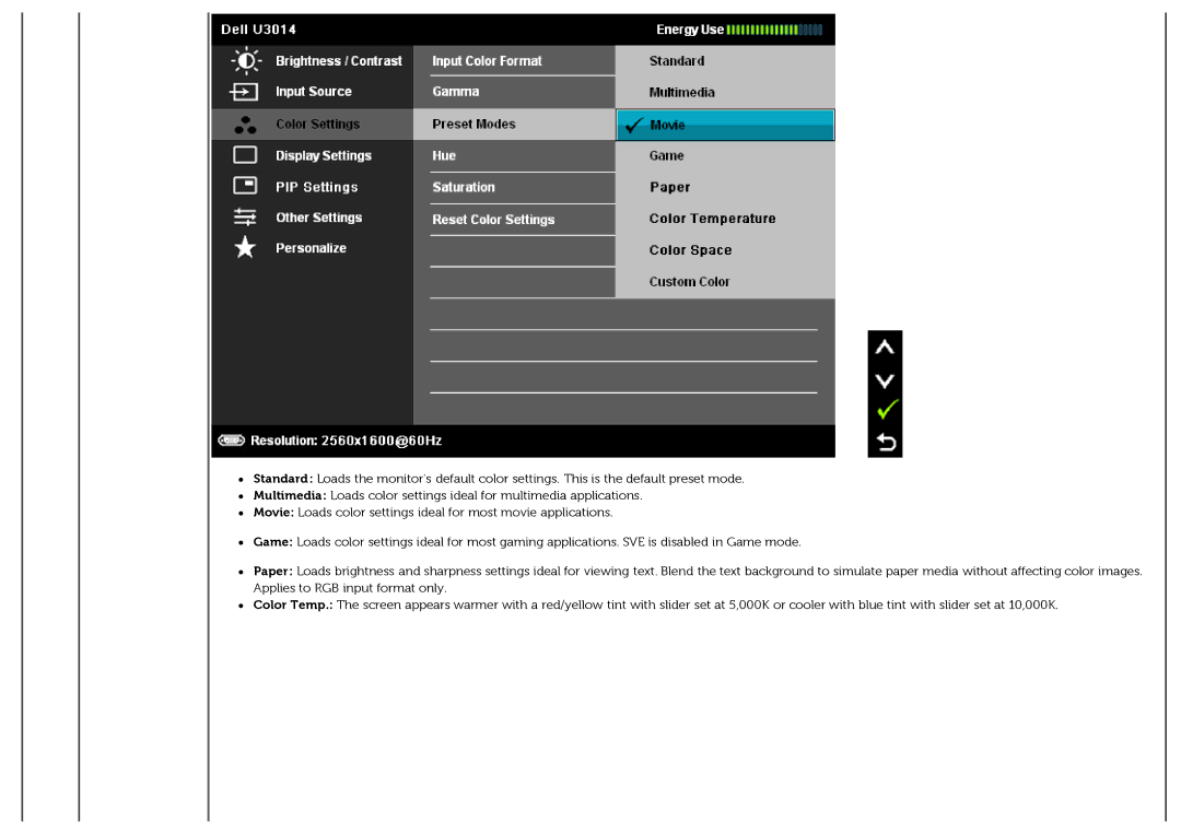 Dell U3014t manual 