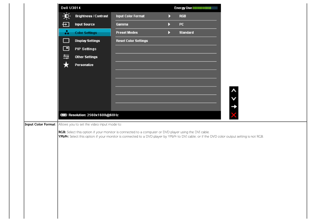 Dell U3014 manual 